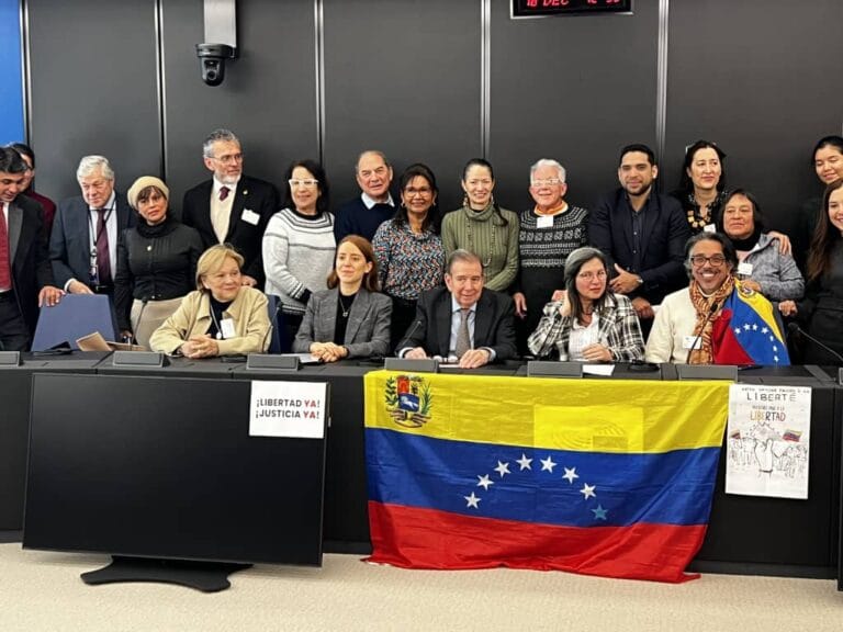 Edmundo Gonzales à Strasbourg le 18 décembre 2024